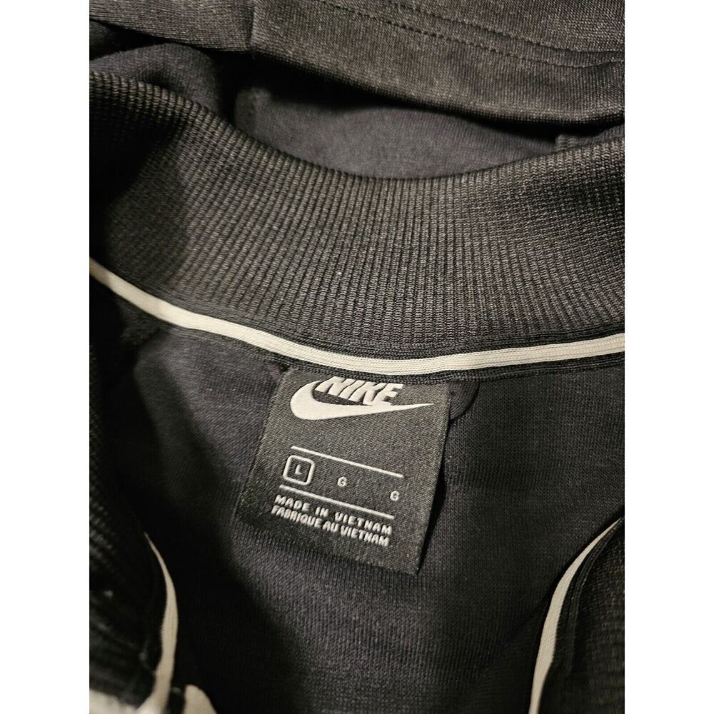 Nike Hoodie Womens Large Black Tracksuit Jacket Full Zip Sportswear Hooded - Picture 4 of 7